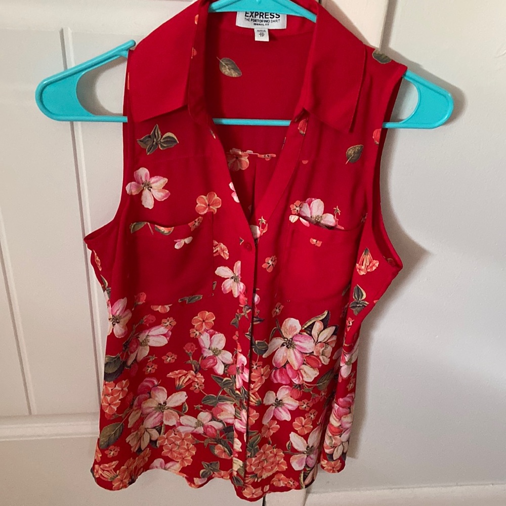 Express, short sleeve, slim fit, Portofino shirt. Excellent condition.